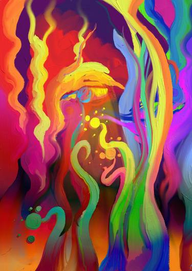 Original Modern Abstract Digital by Nir Almog