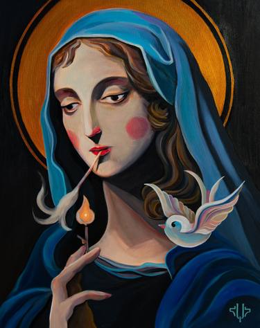 Original Figurative Popular culture Paintings by Hayk Hovhannisyan