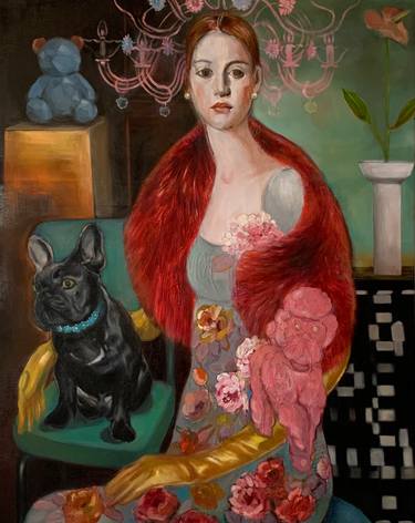 Original Figurative Women Mixed Media by Julia Diaguileva