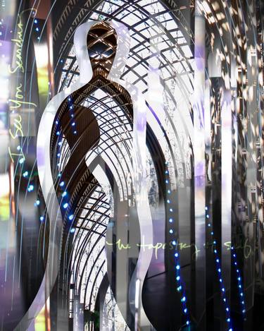Original Contemporary People Digital by Leslie Kell