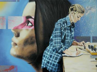 Original Contemporary People Painting by Nicholas Ganz