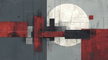 Original Artificial Intelligence Abstract Digital by Talius Designs