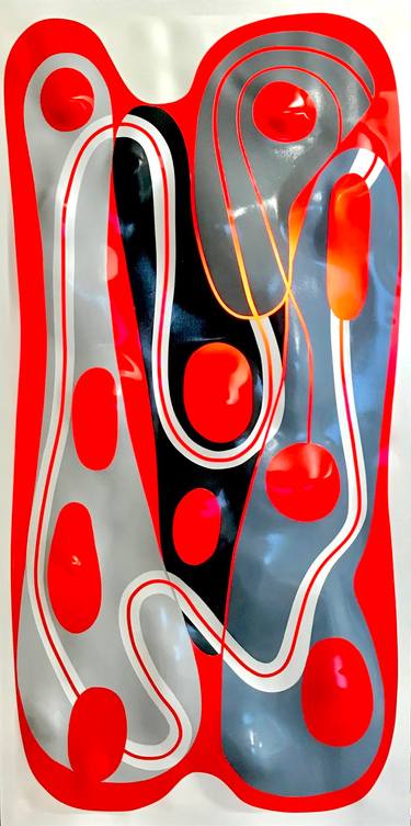 Original Abstract Painting by Onurb Napeihcs