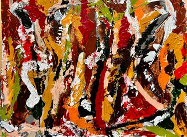Original Abstract Expressionism Abstract Painting by Markus Hansen