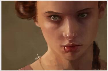 Original Portraiture Women Digital by Avinash Rajesh