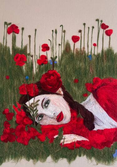 Original Abstract Portrait Paintings by Lili Brusen