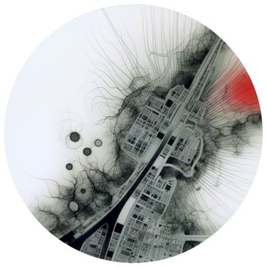 Original Abstract Architecture Digital by Frédéric Jacquet