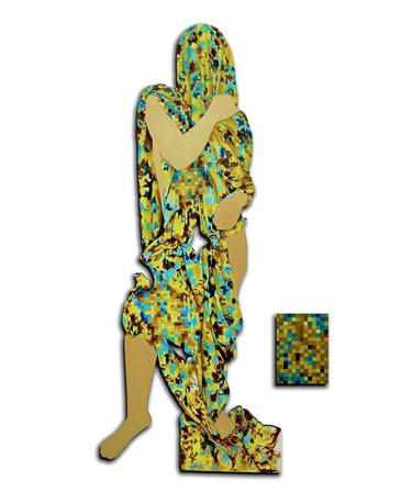 Original Classicism Body Paintings by Hajab Zainab