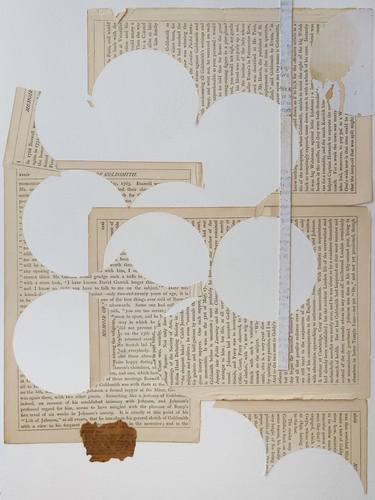 Original Conceptual Abstract Collage by Anne Sutherlin