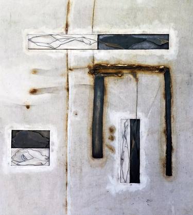 Original Conceptual Abstract Mixed Media by Antonio Buonfiglio