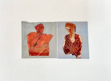 Original Documentary People Collage by Judy Liebert