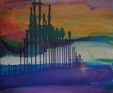 Original Expressionism Landscape Paintings by Maria Mann