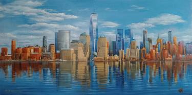 Original Algorithmic Landscape Paintings by Donato Buongiovanni