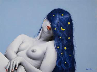 Original Figurative Women Painting by Andrea Nanì