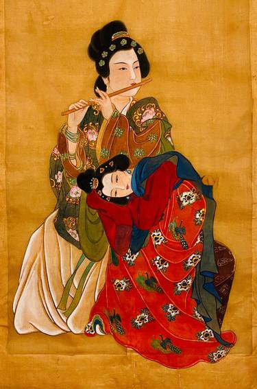 Original Realism Women Paintings by Xiang Li