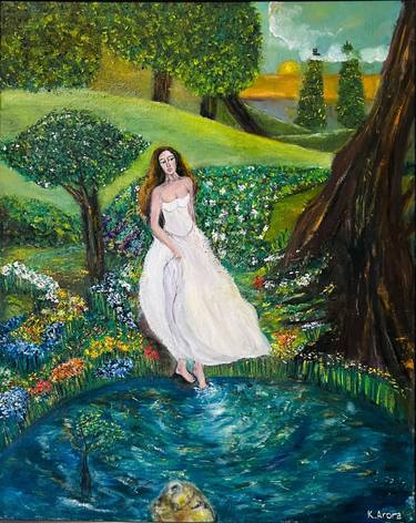 Original Classicism Classical Mythology Paintings by Kelly Arora
