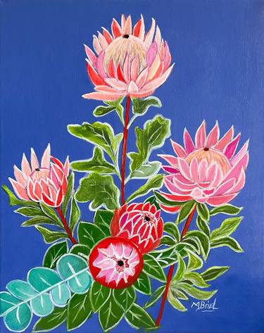 Original Realism Floral Painting by Moira Briel