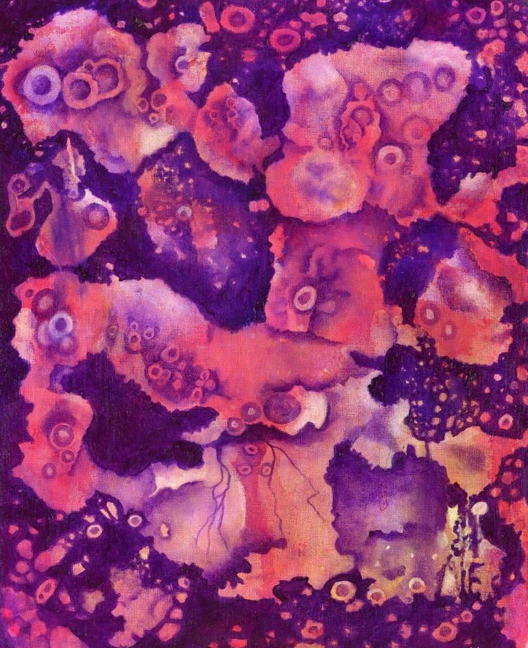 Print of Abstract Outer Space Paintings by Alison Adams