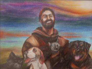 Original Contemporary Religion Drawing by Haru Design E Artes