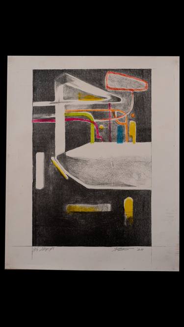 Original Abstract Printmaking by Doğa Üstünkaya