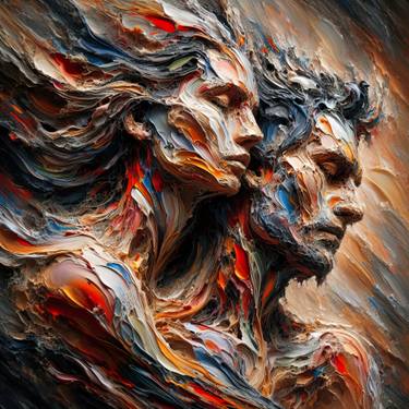 Print of Algorithmic Love Digital by Suraj Mj