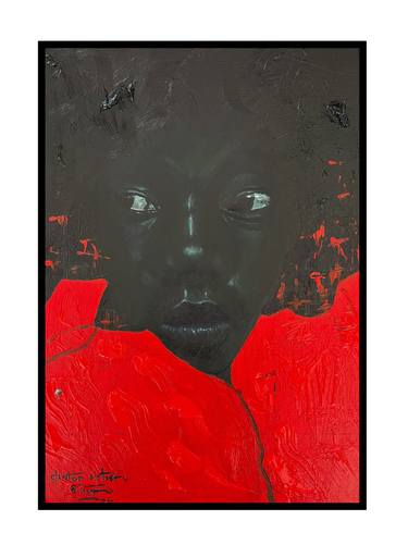 Original Portraiture Women Painting by Clinton Artisto