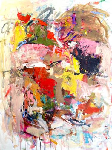 Original Abstract Expressionism Abstract Painting by Sandy Welch