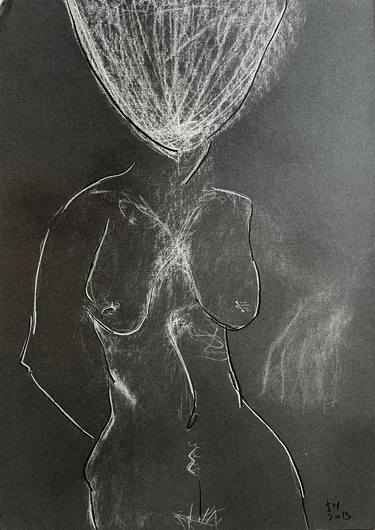 Original Surrealism Love Drawings by Leni Smoragdova