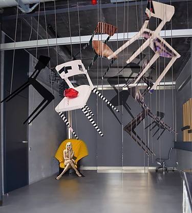 Original Surrealism Home Installation by Leni Smoragdova
