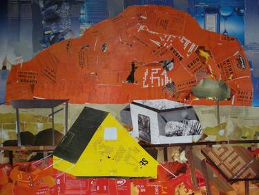 Original Dada People Collage by Ray Monde