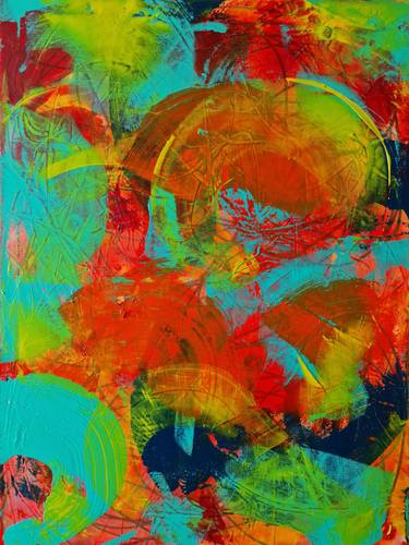 Original Abstract Expressionism Abstract Painting by Vygantas Navickas