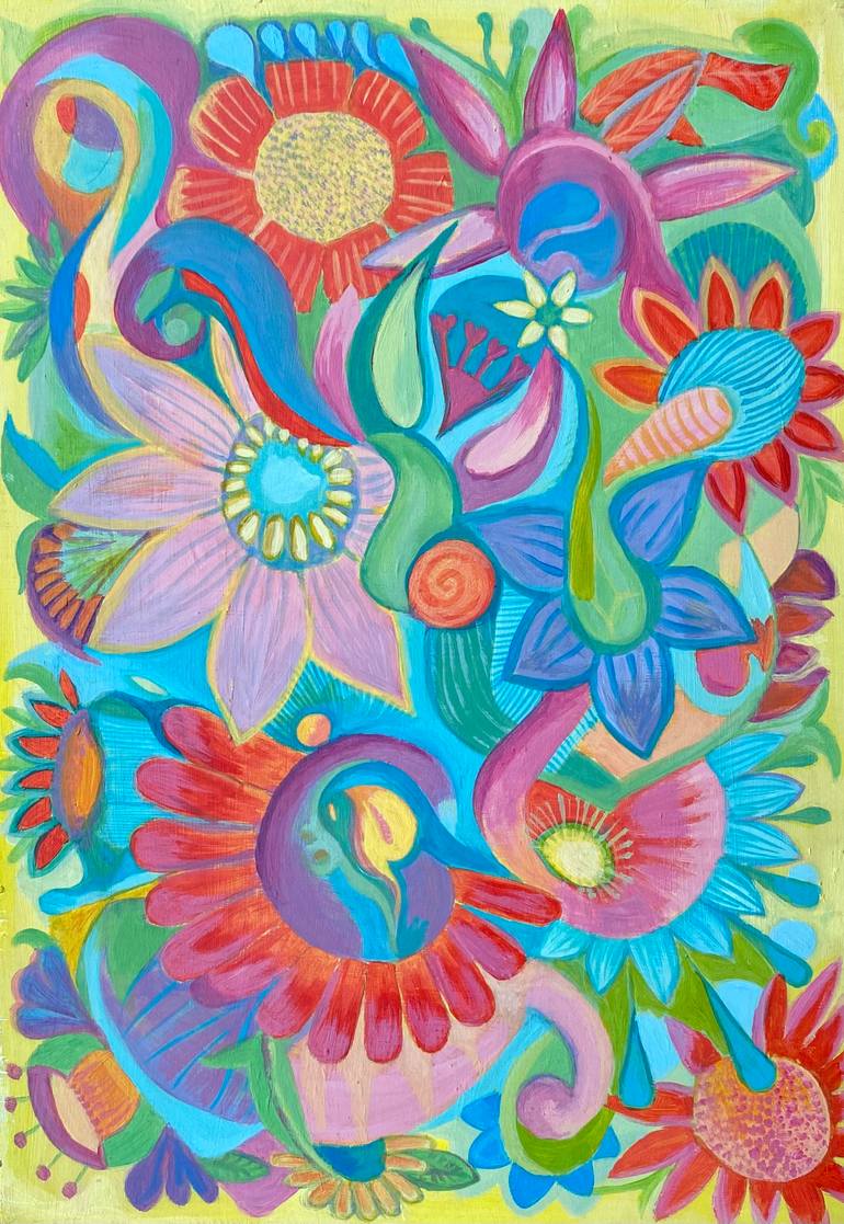 Print of Conceptual Abstract Paintings by Rebecca Richards