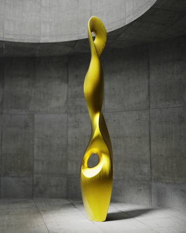 Original Abstract Expressionism Abstract Sculpture by Daniel Kei Wo