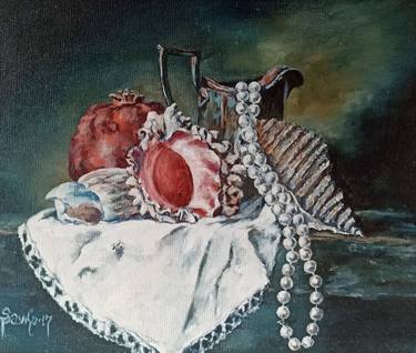 Original Impressionism Still Life Painting by Tetyana Donets
