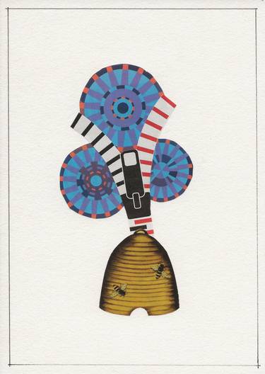 Original Pop Art Humor Collage by Joelle Ford