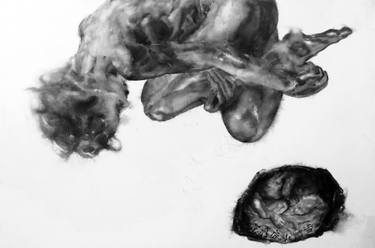 Original Black & White Abstract Paintings by 鹏 王