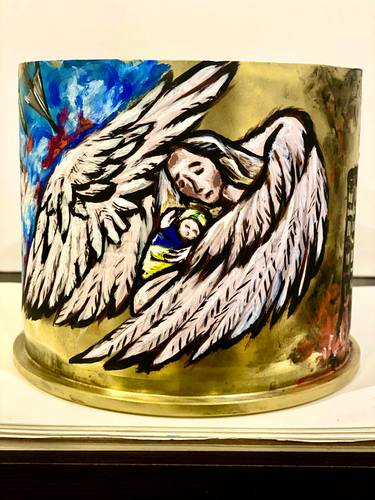 Original Art Nouveau Classical Mythology Sculpture by Olga Isa