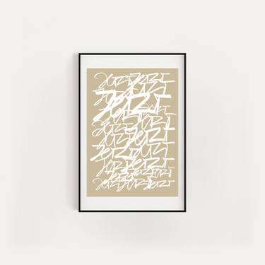 Original Contemporary Typography Printmaking by Jörg Schmitz