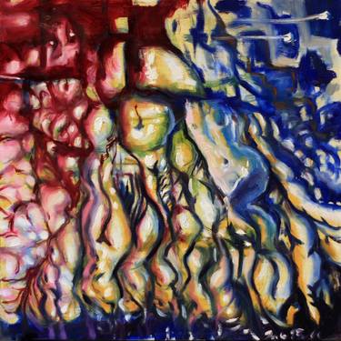 Original Figurative Body Paintings by Janet Bruesselbach