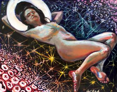 Original Contemporary People Paintings by Janet Bruesselbach