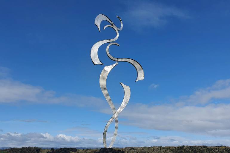 Original Kinetic Abstract Sculpture by Will Carr