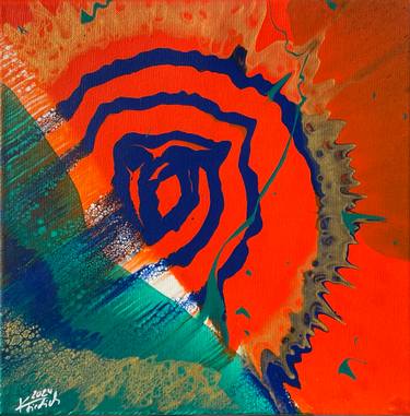 Print of Painterly Abstraction Patterns Paintings by Katja Friedrich