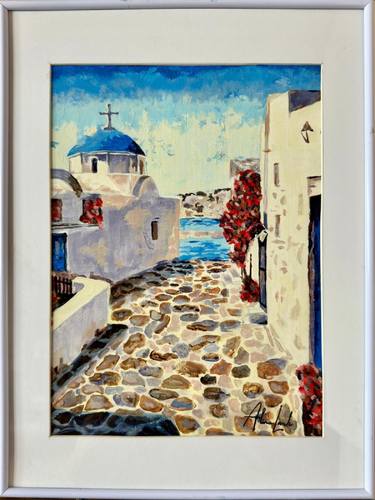 Original Classicism Architecture Paintings by Alina Lark