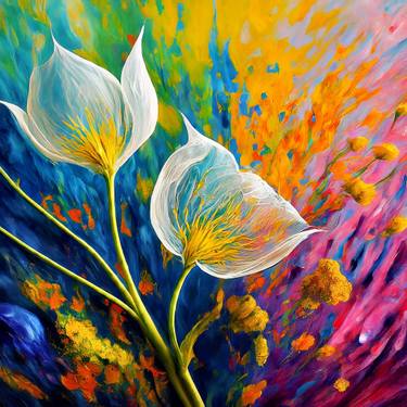 Original Artificial Intelligence Abstract Digital by Chanu Pinyokool