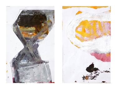 Original Abstract Expressionism Abstract Mixed Media by Sergio Decoster