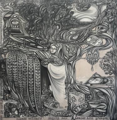 Original Black & White Fantasy Drawings by Sam Hewitt