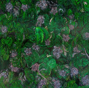 Original Art Nouveau Botanic Painting by Art By Yoti