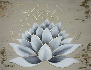 Original Classicism Floral Paintings by Anastasija Mikulich