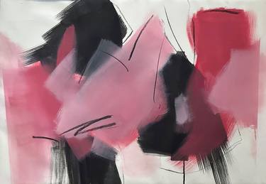 Original Color Field Painting Abstract Painting by Andrea Becker-Aschauer