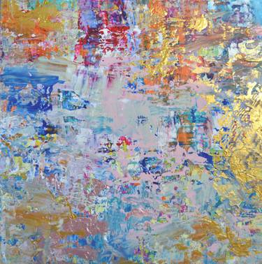 Original Abstract Expressionism Abstract Painting by Vania Bouwmeester Pentcheva